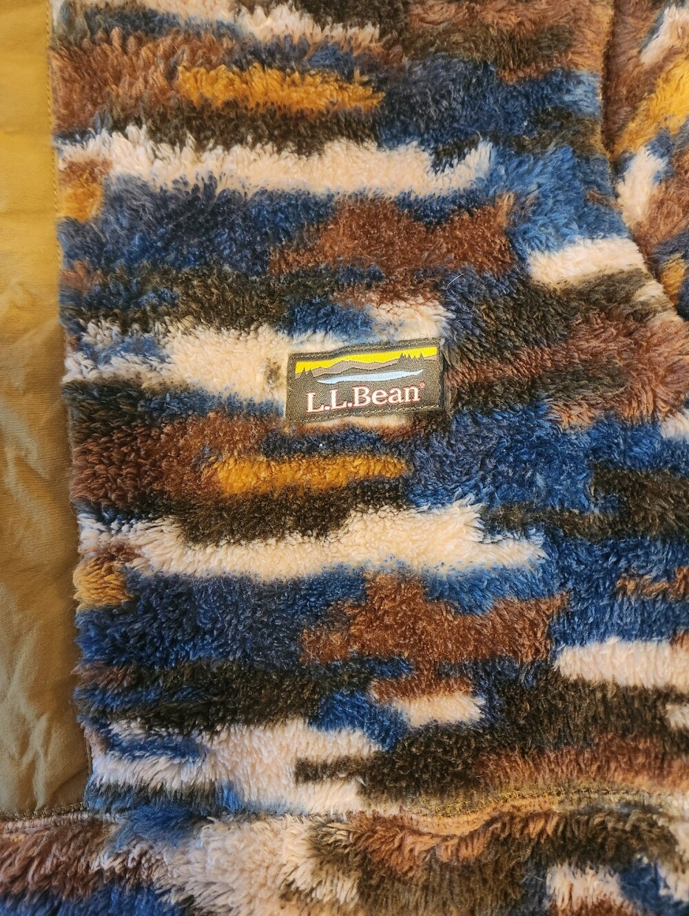 Men's LL Bean Fleece Pullover Hoodie Size Medium